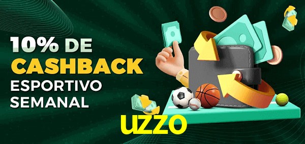 10% de bônus de cashback na uzzo